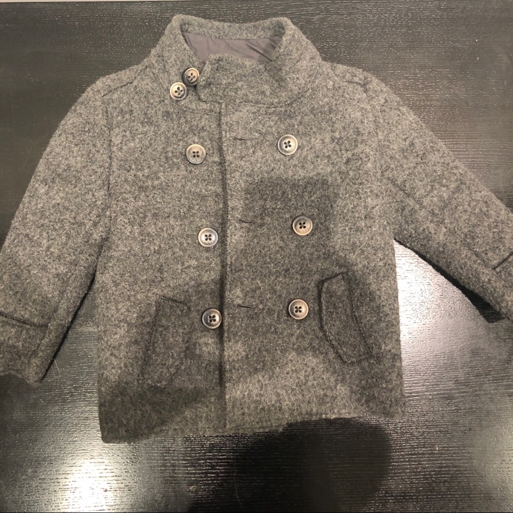 COPY - Amazing boys grey military jacket